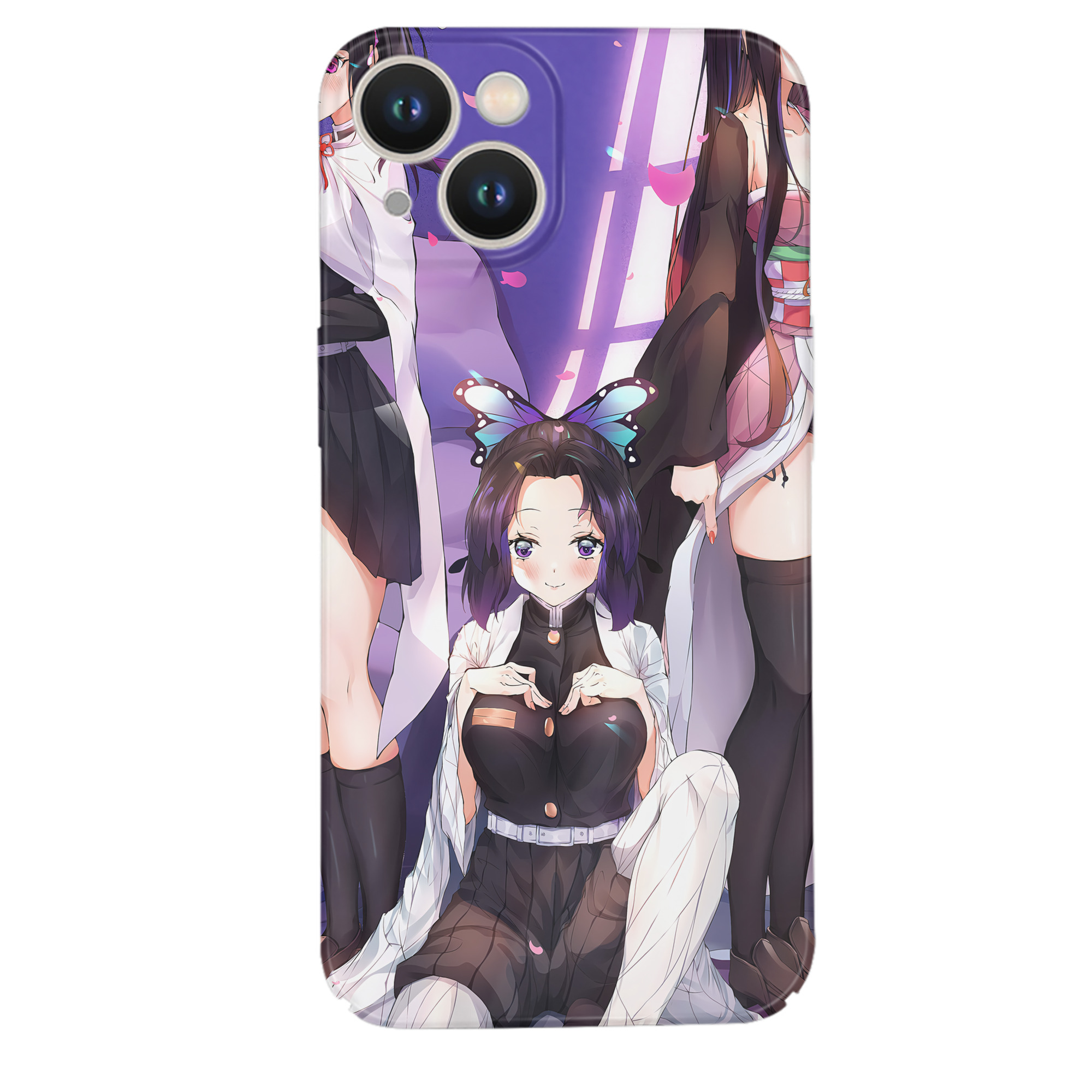 （画像用） 鬼滅の刃（きめつのやいば）竈門 禰󠄀豆子／かまど ねずこ Kamado Nezuko 【iPhone 14シリーズ対応】ハードケース